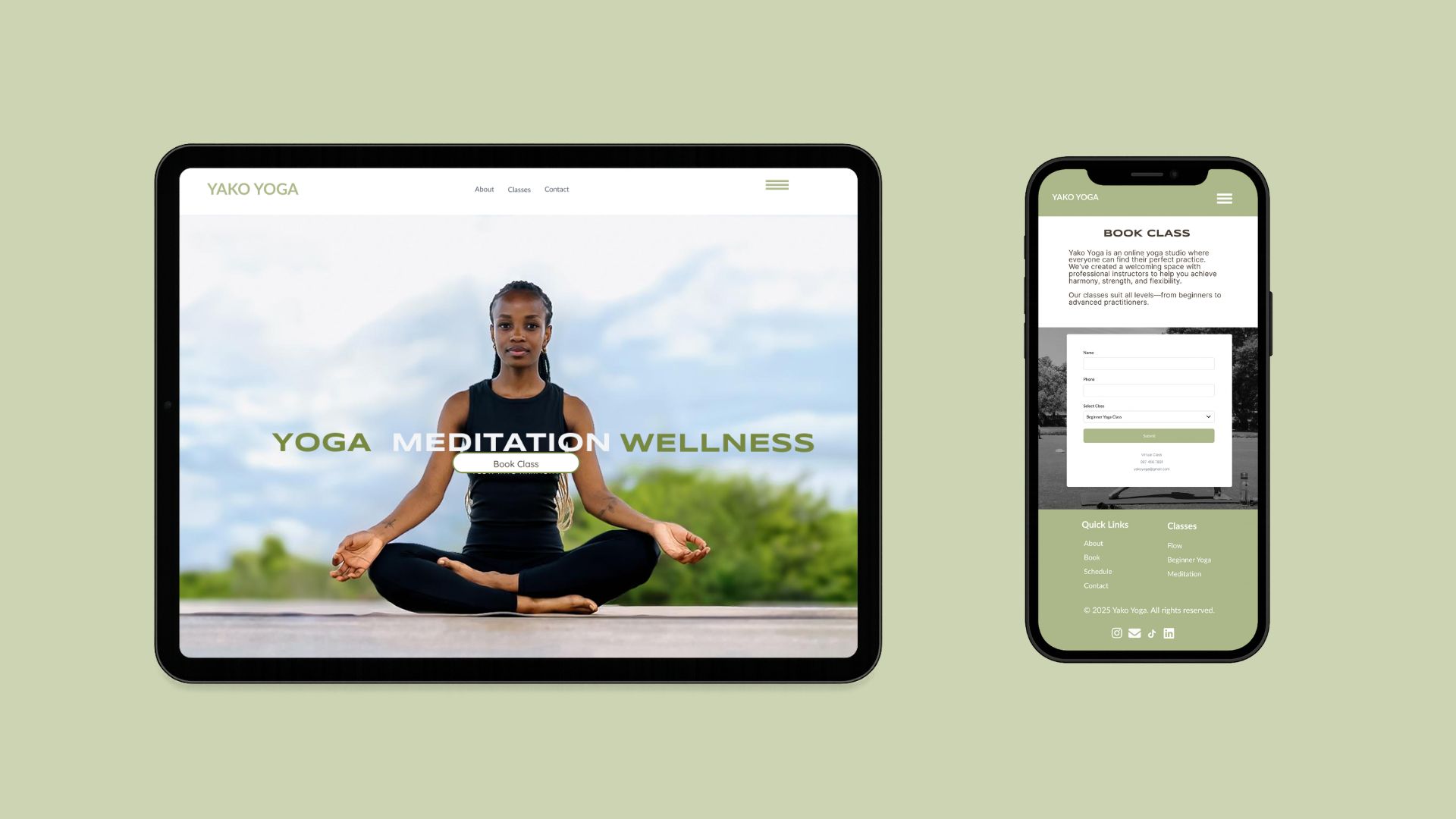 Yako Yoga — platform preview